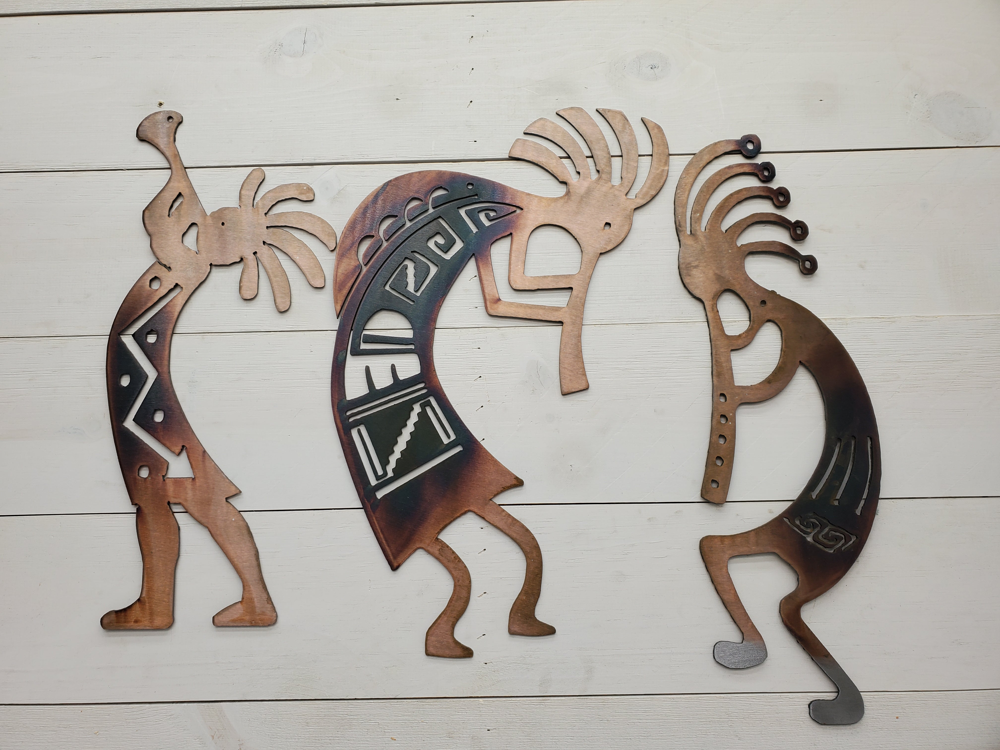 Trio kokopelli