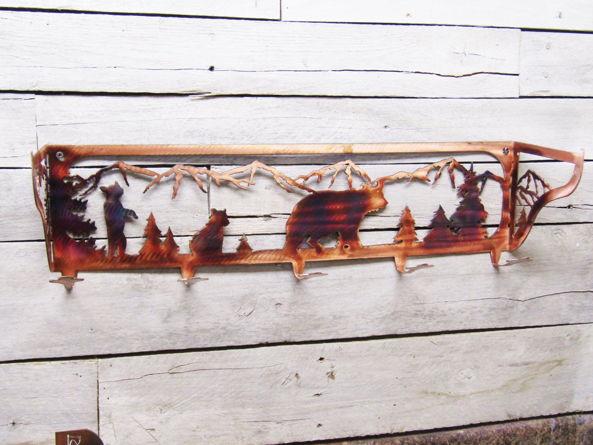 Shelf Coat Rack - Hersey Customs Inc.