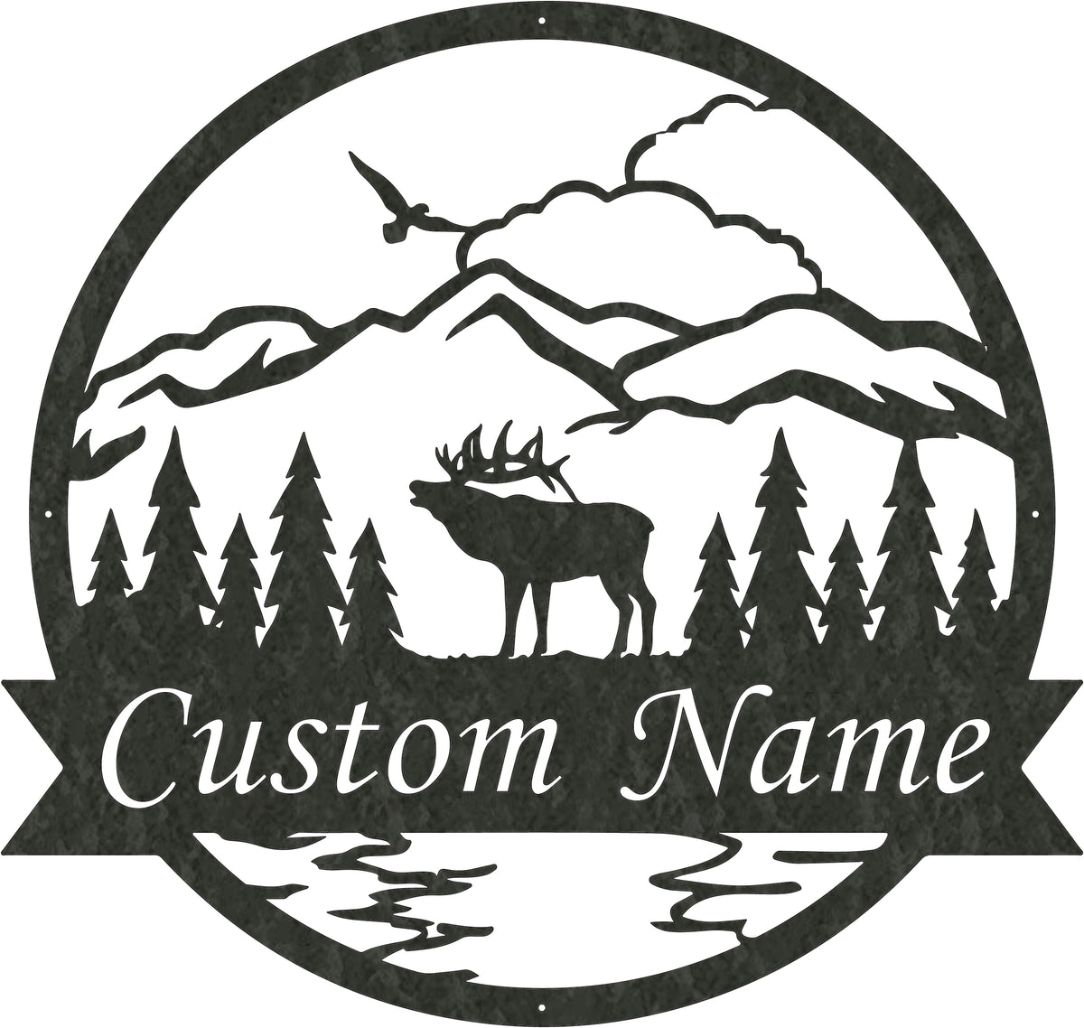 Elk Monogram – Hersey Customs Inc.