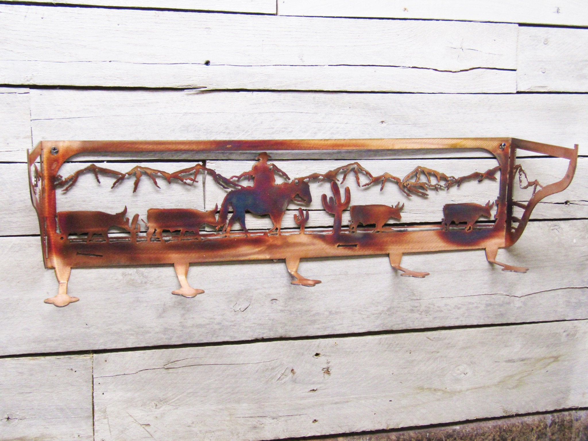 Shelf Coat Rack - Hersey Customs Inc.