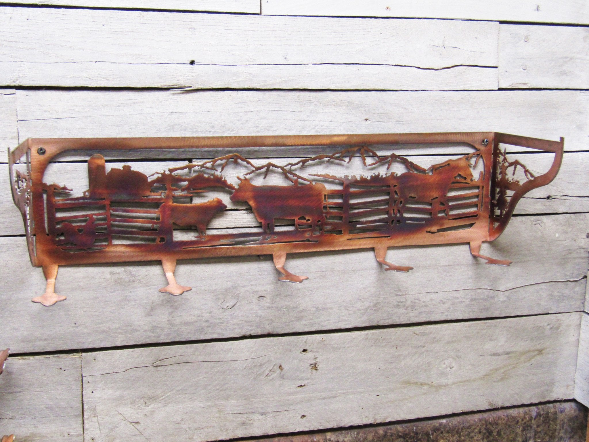 Shelf Coat Rack - Hersey Customs Inc.