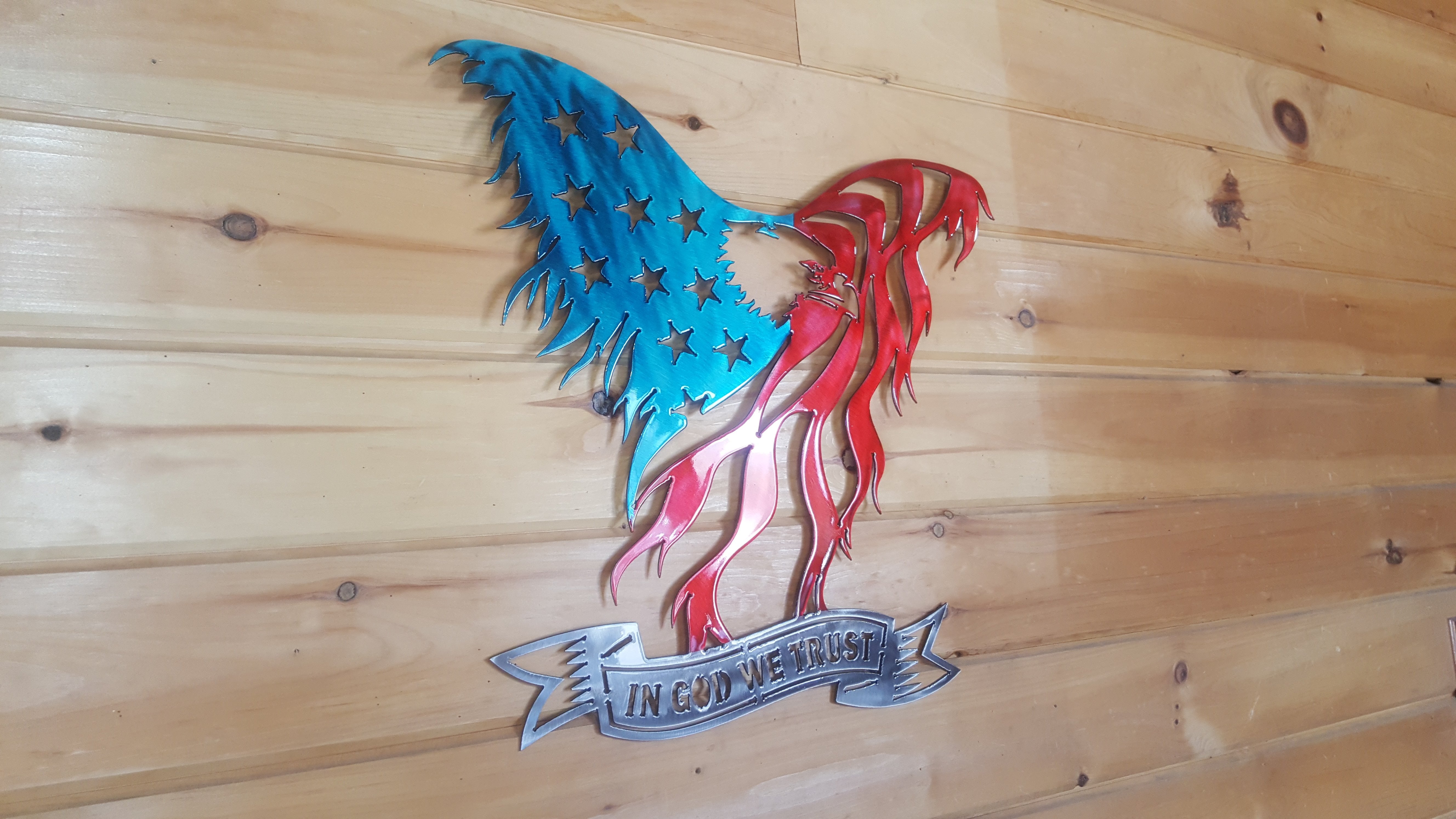 Tattered Eagle Flag - Hersey Customs Inc.