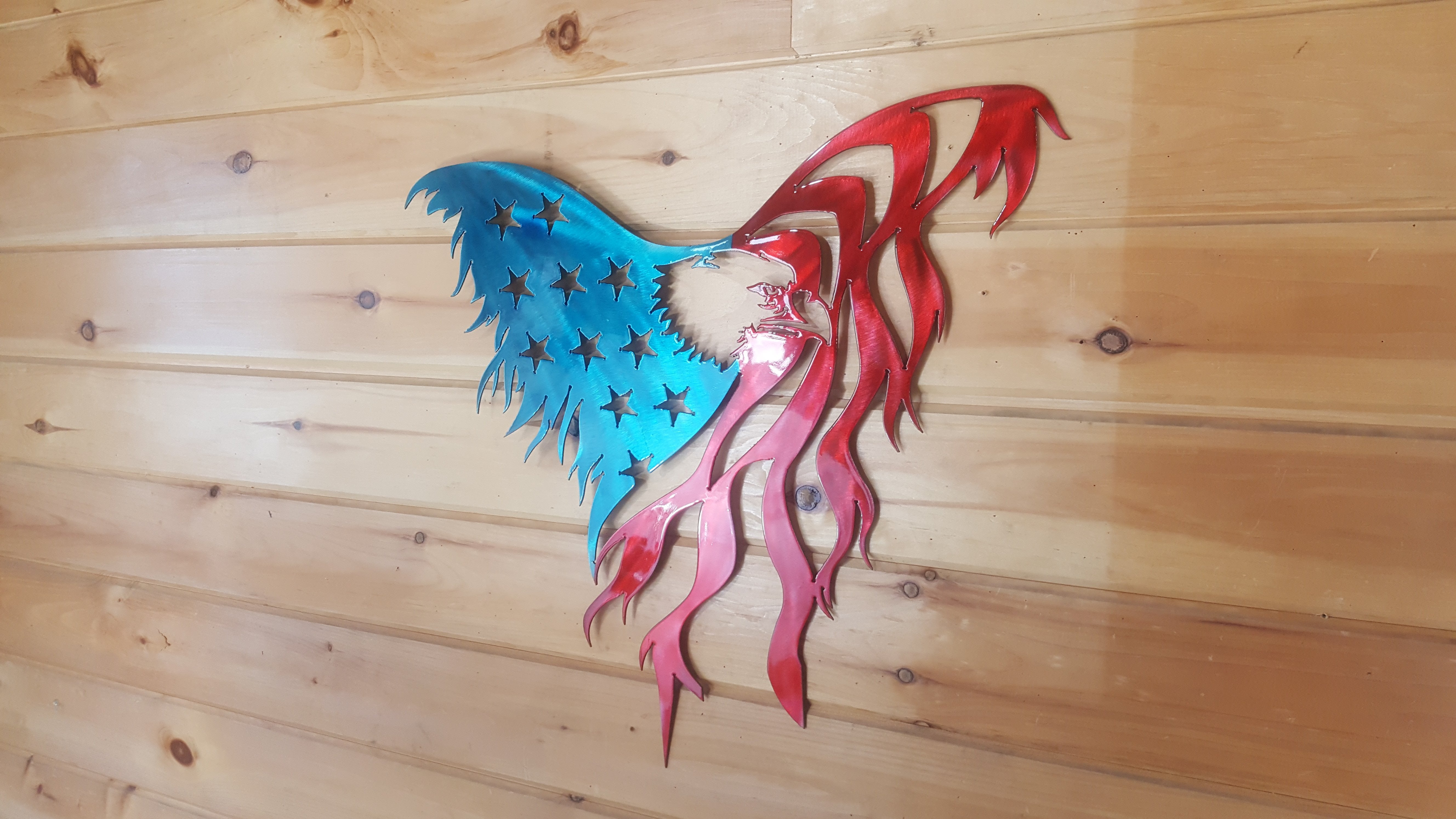 Tattered Eagle Flag - Hersey Customs Inc.