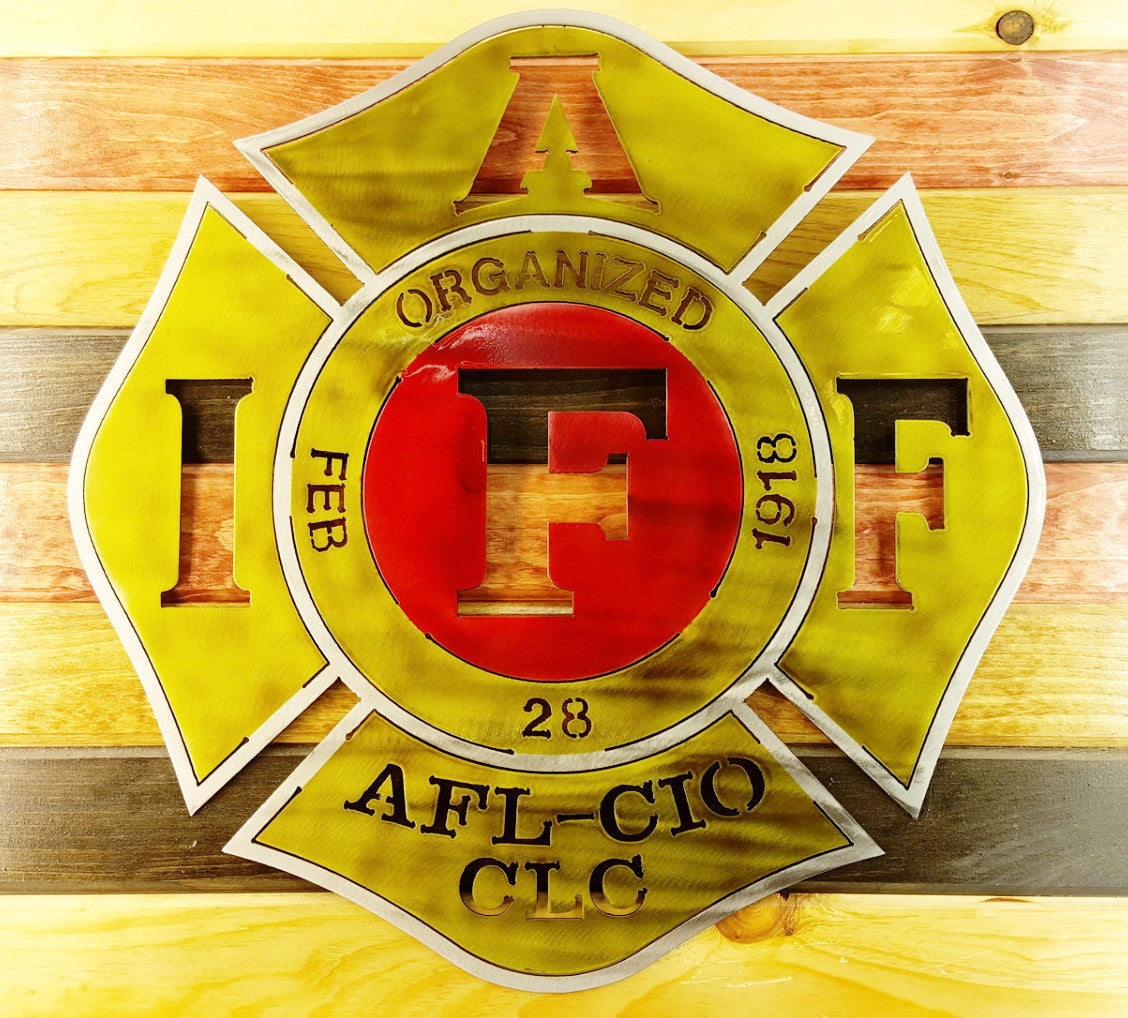 IAFF Fireman's Shield Made by Hersey Customs – Hersey Customs Inc.