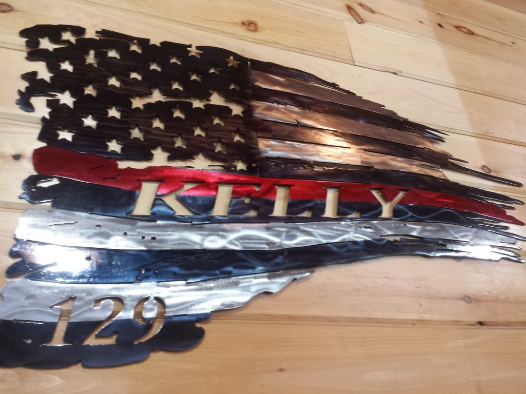 Customizable Tattered Flags - Hersey Customs Inc.