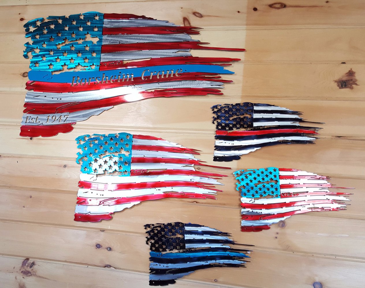 Customizable Tattered Flags - Hersey Customs Inc.