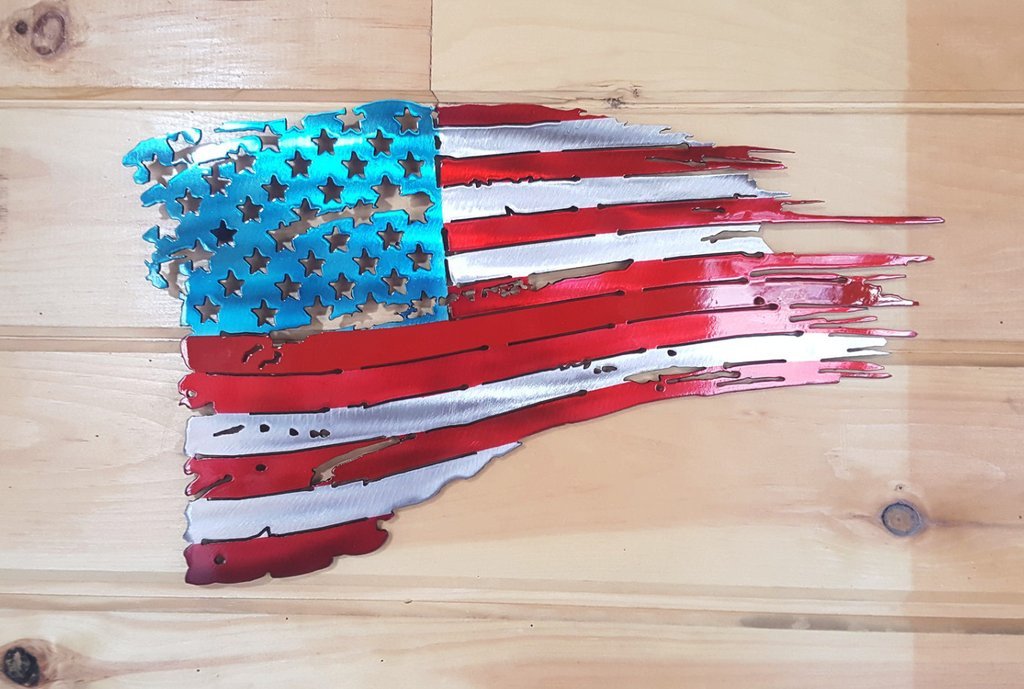 Customizable Tattered Flags - Hersey Customs Inc.